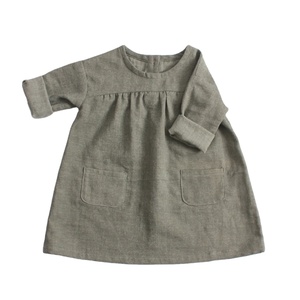 Patrons <span class=keywords><strong>de</strong></span> <span class=keywords><strong>couture</strong></span> pour filles et bébés Robes à épaules tombantes Manches longues Manches courtes Col rond Personnalisé - Product Image 1