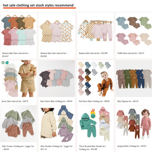 Venda por Atacado de Roupas Infantis Unissex, Conjunto de Pijama de Algodão Orgânico Macio para Meninos, 2 Peças, Verão - Product Image 6