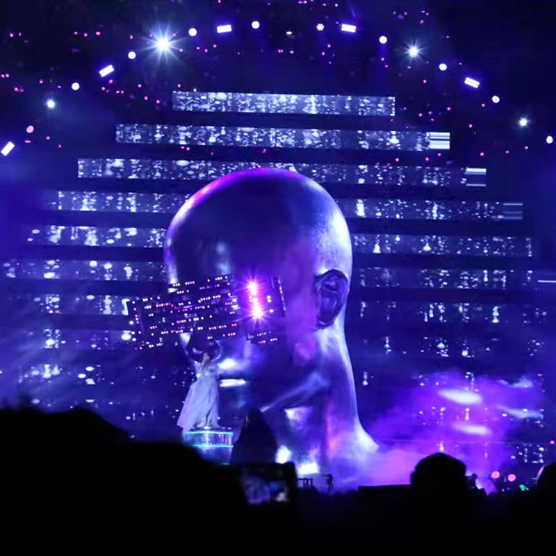 ZY 1000W RGB 3-in-1 LED Strobe Light Waterproof Moving Head Wash