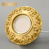 Spot lumineux en cuivre, or, cuivre, lampe de luxe, pour Villa, hôtel, maison