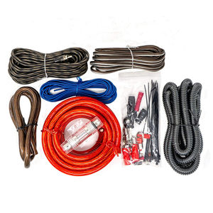 Kits de câblage d'installation d'amplificateur de <span class=keywords><strong>voiture</strong></span> en gros connecteur Speakon stéréo câble d'<span class=keywords><strong>alimentation</strong></span> audio Subwoofer tailles 4ga/6ga/8ga/10ga - Product Image 2
