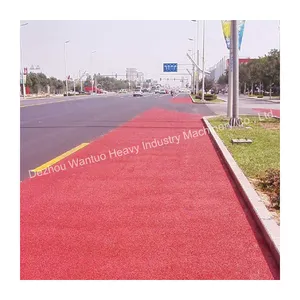 The manufacturer provides colored asphalt that absorbs other noise effects