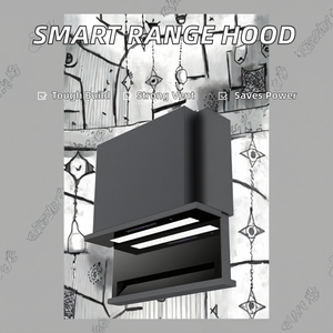 Hotte aspirante intelligente <span class=keywords><strong>Arcturus</strong></span> entièrement intégrée en acier inoxydable avec filtre à déflecteur, alimentation électrique, pour usage domestique et hôtelier - Product Image 2