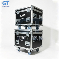 Moteur de palan électrique portable étanche empilable noir personnalisé 1T 0.5T avec flight case utilitaire