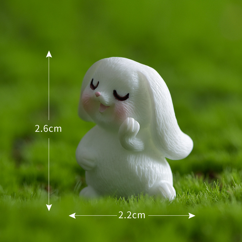 Lapin n°13 qui touche le visage