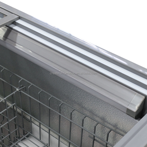 Réfrigérateur commercial de supermarché, ouverture coulissante supérieure, dégivrage automatique, congélateur coffre, îlot de congélation profonde - Product Image 6