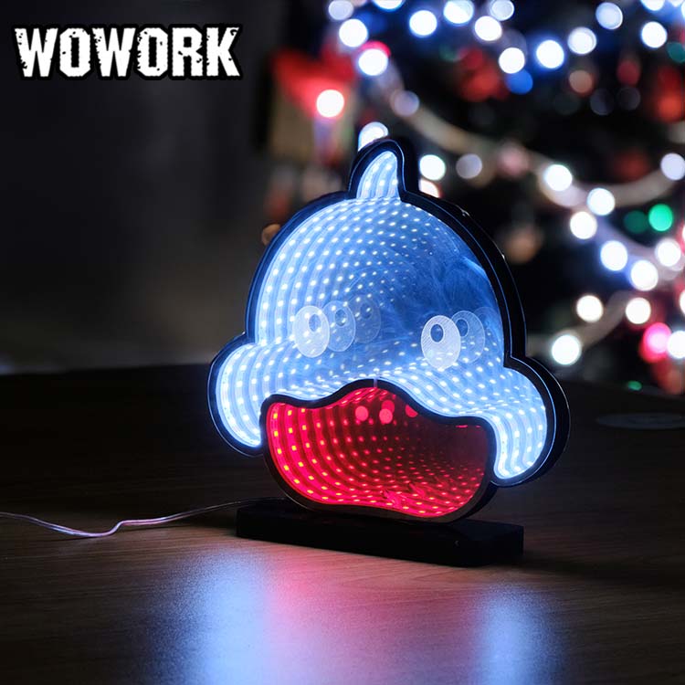 WOWORKウィンドウディスプレイプロップアクリルabyss