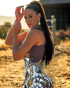 Sparkly Gold Spiegel Rhinestone Sequin Glitter Spaghetti Formele Wedding Party Gown Vrouwen 2022 <span class=keywords><strong>Prom</strong></span> Jurk Bodycon Club Jurk - Product Image 4