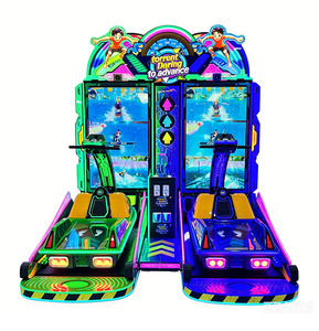 Nuevo Juego de Arcade 2026 para <span class=keywords><strong>2</strong></span> Jugadores, Operado con Monedas, con Sensor de Movimiento, Carreras de Botes Acuáticos, para Centro de Entretenimiento - Product Image 1