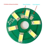 Placa LED PCBA 5730 de Luz Blanca sin Controlador, 3-3.3V, Sustrato de Aluminio, Origen China, Personalizable Según Requisitos