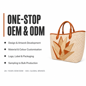 Bolso Tote Tejido a Mano 3469, Estilo Boho con Apliques, Ribete <span class=keywords><strong>de</strong></span> Cuero PU, Rafia, Bolso <span class=keywords><strong>de</strong></span> Playa para Mujer, Bolso <span class=keywords><strong>de</strong></span> Hombro Grande y Elegante para el Verano, Venta al Por Mayor - Product Image 3