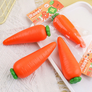 Mini Squishies Carotte Kawaii Parfumés à Remontée Lente, Jouet Anti-Stress pour Enfants, Jouet Sensoriel Squishy - Product Image 6