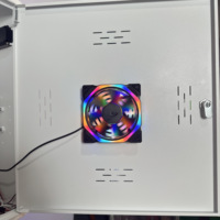 Vergrößerte Metall-Fotobox 15,6 Zoll Verstellbarer Touchscreen Kamera und iPad LED-Lichtleiste für Bar Hochzeit Party Verleih