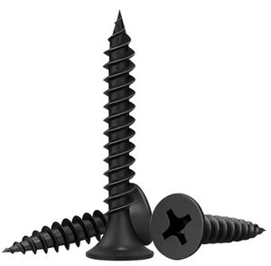 Fournitures de quincaillerie en gros, <span class=keywords><strong>clous</strong></span> et <span class=keywords><strong>vis</strong></span>, <span class=keywords><strong>vis</strong></span> à tête de trompette en acier, <span class=keywords><strong>vis</strong></span> pour plaques de plâtre, <span class=keywords><strong>vis</strong></span> pour cloisons sèches, <span class=keywords><strong>vis</strong></span> noire 6-32 mm - Product Image 2