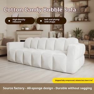 OEM/ODM Modulares Sektionalsofa, komprimierbar, faltbar, individuelle Größe/Farbe/Stoff, Schwamm, direkt ab Werk, platzsparend für das Wohnzimmer - Product Image 2