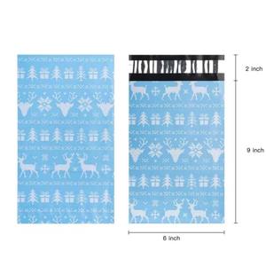 <span class=keywords><strong>Sobres</strong></span> de Poliéster para Envíos Navideños al por Mayor, <span class=keywords><strong>Bonitos</strong></span> y Gruesos, Autoadhesivos, Azules, 6x9, Bolsas de Envío - Product Image 1