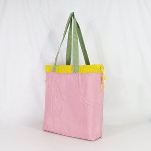 Biểu tượng tùy chỉnh Grs chứng nhận tái chế 210D polyester có thể gập lại Túi mua sắm với túi, nặng nhiệm vụ không thấm nước tái sử dụng hàng tạp hóa Tote - Product Image 5