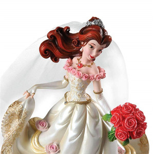 Figurine de princesse en résine de résine, la <span class=keywords><strong>Belle</strong></span> et la bête, pierre de mariage, 1 pièce - Product Image 2