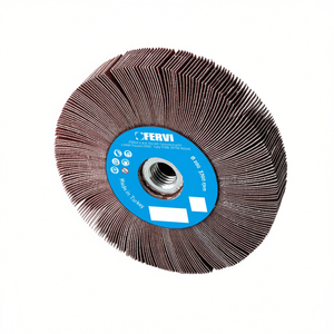 Roue à lamelles Fervi 100 mm avec trou fileté pour le meulage du métal - Product Image 2