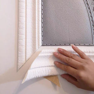 Jupe adhésive 3D <span class=keywords><strong>carrelage</strong></span> de luxe en Pvc, lignes de jupe autocollantes, panneau en matériau Pvc, à bas prix - Product Image 1