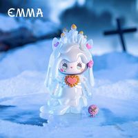 Хит продаж: Коллекционная мини-фигурка YE822 EMMA Secret Forest Snow Villa, тематика животных, масштаб 1/48, декор для стола, из ПВХ, в слепой коробке