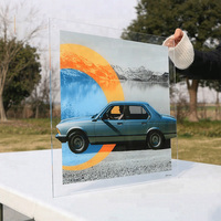 Panneau en lucite découpé sur mesure, résistant aux UV, panneau en acrylique imprimé pour coffrets cadeaux d'entreprise et décoration murale de magasin