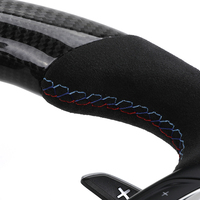 Volant en cuir et fibre de carbone SOON TODA pour F10/F20/F30/F32/X5/F15/F16/M3/M4/M2/M6-M Sport Design, couleur personnalisable