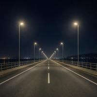 Lampadaire LED DL08 en alliage d'aluminium, bicolore 2700K/6000K, IP66, 140lm/W, 4200-44800lm, AC90-305V, 50000H, garantie 5 ans
