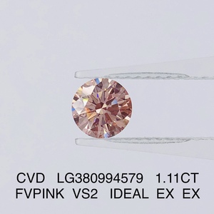 メッシジュエリー カスタムメイド メンズ向け ファンシーカラーレッドダイヤモンド ラボグロウンピンクダイヤモンド - Product Image 3