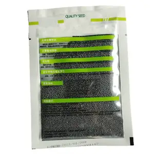 Personalizzato a prova di umidità 3 tre lati che sigillano il sacchetto di alluminio fiore semi di ortaggi sacchetto di semi di imballaggio in plastica