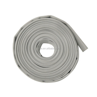 Tissu de tuyau d'incendie en caoutchouc blanc doublé, vente en gros par les fabricants chinois