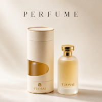 Botol Parfum Silinder Transparan Frosted Mewah 100ml Harga Grosir, Cetak Sablon Sutra, Bulu Mata Palsu Custom