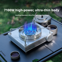 Réchaud à gaz butane portable d'extérieur 7100W haute puissance pour barbecue, chauffe-eau et pique-nique