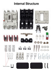 Interruptor de Circuito Termomagnético <span class=keywords><strong>Mutai</strong></span> 3P 80/100A 35kA 415V 50/60Hz Modelo 125/3300 Cobre/Plata/Plástico/Metal para Venta al por Mayor - Product Image 2