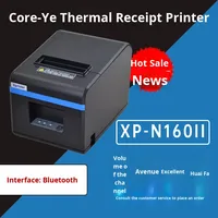 Meilleure vente Xprinter XP-N160II Imprimante thermique automatique de reçus pour cuisine à emporter, caisse enregistreuse, coupe-papier automatique, interface USB 80 mm, Chine