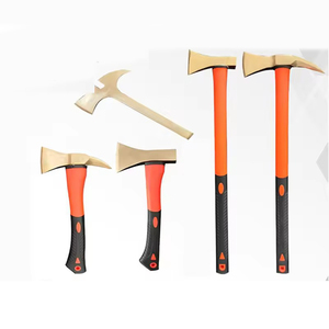 Beryllium Bronze Không Tia Lửa An Toàn Hàng Hải <span class=keywords><strong>Axe</strong></span> 1Kg Đầu Kép Chống Trượt Grip Với Dây Buộc Cho Động Cơ Phòng Nhiệm Vụ - Product Image 1