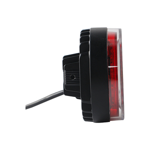 ไฟ LED ทรงกลมสำหรับรถบรรทุกและรถพ่วง - ไฟเบรก / ไฟเลี้ยว / ไฟท้าย - แบบฝังสีแดง - Product Image 4