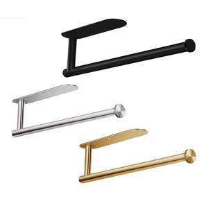 <span class=keywords><strong>Portarrollos</strong></span> de <span class=keywords><strong>Cocina</strong></span> de Acero Inoxidable, Autoadhesivo, <span class=keywords><strong>Sin</strong></span> Clavos, Montado en la Pared, Metálico, Negro, Estilo Americano, <span class=keywords><strong>Portarrollos</strong></span> de Papel Higiénico - Product Image 1