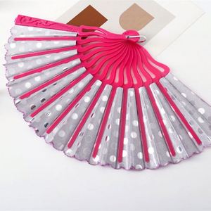 Éventail portable en bambou personnalisé pour cadeaux promotionnels, modèle publicitaire sculpté et peint, motif décoratif - Product Image 3