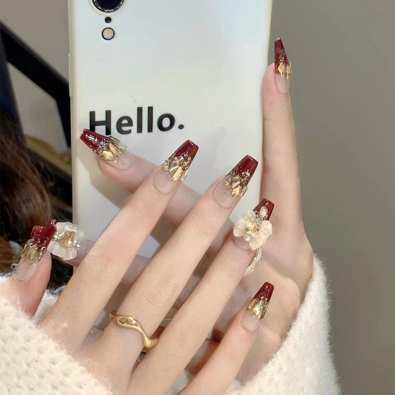 นิ่มลายดอกไม้หยก BY1260