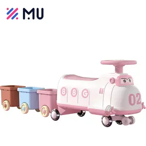 חם שלוש דליים הרכבת מודל לדחוף נסיעה צעצוע נסיעה-על מכוניות לילדים