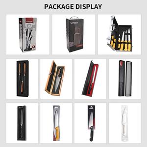 Cuchillo Profesional de Acero Inoxidable 5cr15mov, Ancho y Resistente, de 10 Pulgadas, <span class=keywords><strong>para</strong></span> Filetear Pescado, <span class=keywords><strong>Jamón</strong></span> y Asados, con Borde Granton - Product Image 2