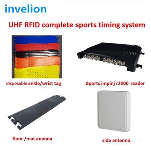 일회용 <span class=keywords><strong>RFID</strong></span> 팔찌/발목 팔찌 버튼 태그 중간 범위 2m 무료 배송 스포츠 타이밍 솔루션 개인 출석 - Product Image 6