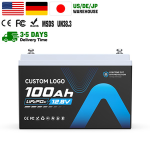 Baterai RV Lifepo4 12v 100ah 200ah 300ah 460ah Paket Baterai Lithium Ion untuk Sistem Tenaga Surya Motor Trolling - Product Image 1