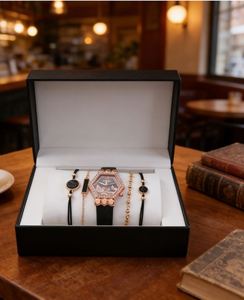 Fashion Women's <b>Watch</b> 5Pcs/<b>Set</b> Luxury Ladies Quartz <b>Watch</b> <b>Set</b> Premium Gift <b>Watch</b> in Stock - Product Image 4