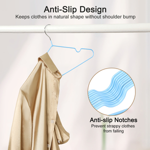 LINDON Bunte Rutschfeste PVC-Metall-Kleiderbügel - Product Image 3