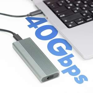 حاوية تحبيب SYONG USB4 SSD ، 40 Gbps Thunderbolt 4 ، <span class=keywords><strong>M</strong></span>.<span class=keywords><strong>2</strong></span> NVMe SSD ، USB4.0 ، <span class=keywords><strong>M</strong></span>.<span class=keywords><strong>2</strong></span> SSD Behuizing voor Mac & Windows - Product Image 2