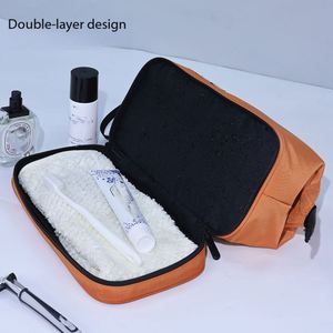 Maxfree Wet Separation <b>Toiletry</b> Bag Folding Portable Cosmetic BagLargeCapacity Nylon Waterproof Hanging <b>Storage</b> Wash Bag - Product Image 5