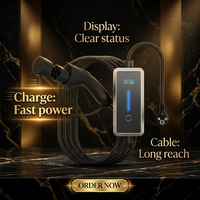 Chargeur domestique pour véhicule électrique à énergie nouvelle de haute qualité 3,5 kW 16 A Niveau 2/J1772 à faible coût ODM/OEM CQC pour chargeur portable