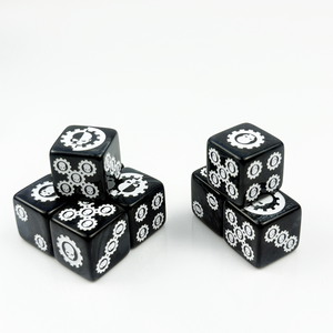 Dadi personalizzati in acrilico da 16 mm, esagonali, incisi, regalo per giochi <span class=keywords><strong>D</strong></span>&<span class=keywords><strong>D</strong></span> e gioco <span class=keywords><strong>d</strong></span>'azzardo, logo personalizzato - Product Image 3